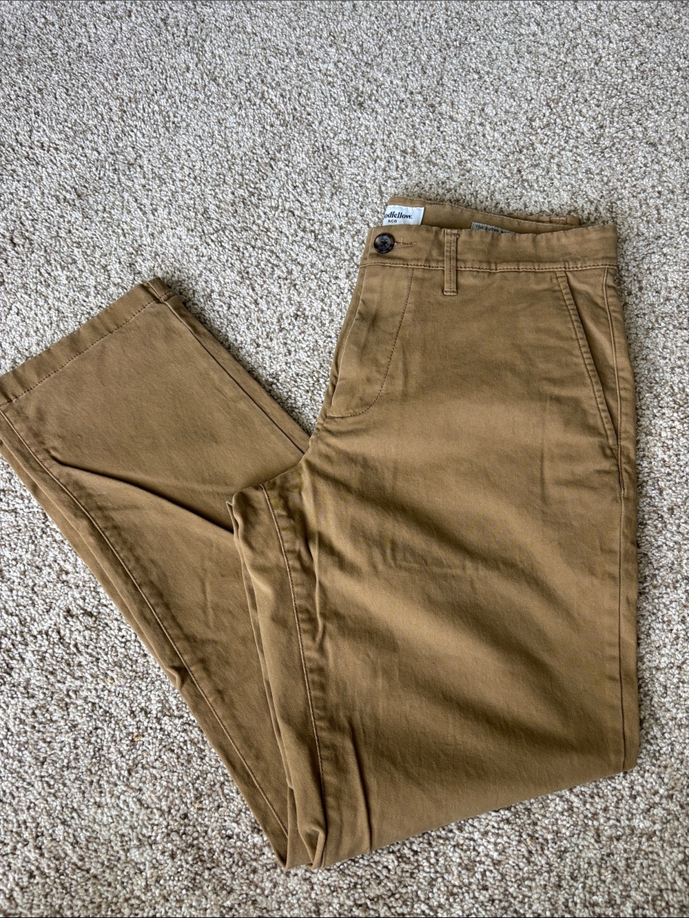 Goodfellow & Co Tan Straight Fit Chinos